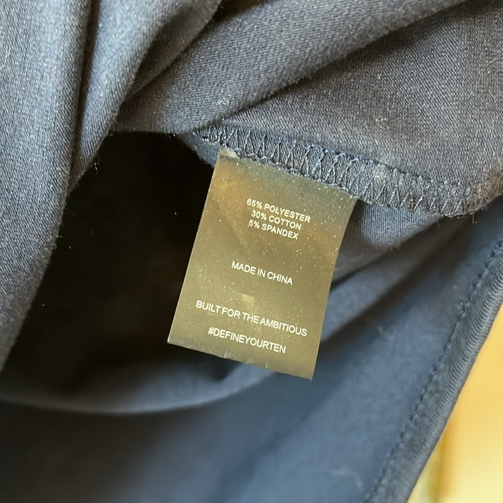 Ten10 Apparel Oxford Blue Curved Hem Short Sleeve Shirt - Size Small - Picture 6 of 7